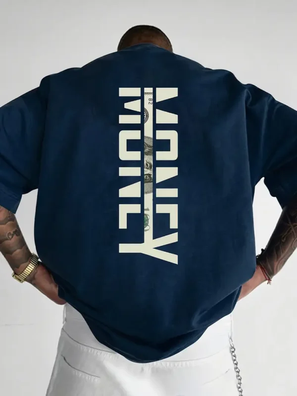 Men's Casual Graphic T-Shirt 100% Cotton Relaxed Fit Short Sleeve with Print - Machine Washable Streetwear Tee for Everyday Comfort, Allseason Apparel, Bold Statement Shirt