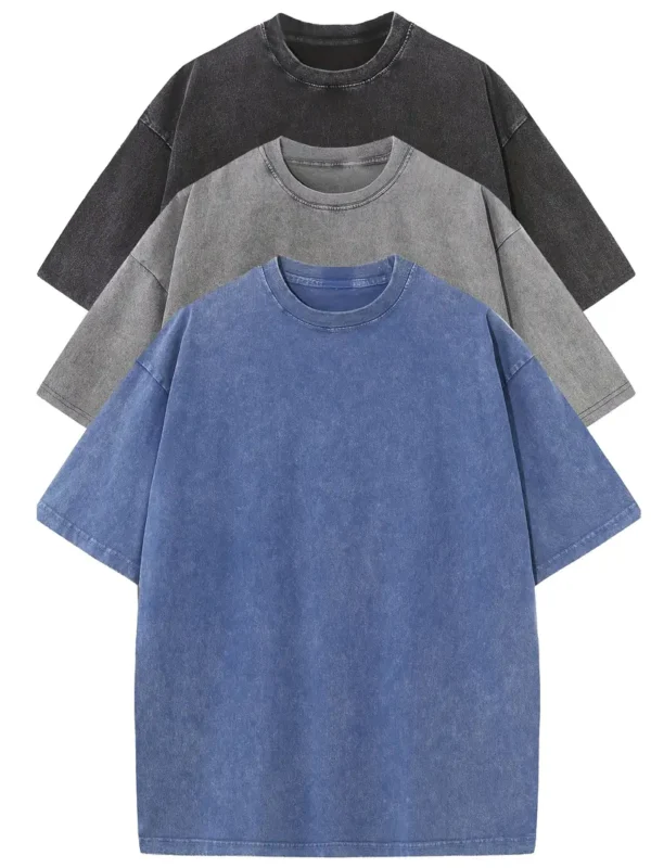 Men's Streetwear Graphic T-Shirt - Bold Letter Print Loose Fit Casual Tee, Vibrant Purple Summer Short Sleeve Shirt with Round Neck, Machine Washable, Streetwear Fashion | Bold Graphic Tee | Purple Graphic Shirt - Image 2